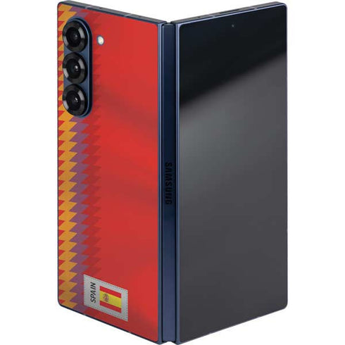 Spain Soccer Flag Galaxy Z Fold6 Skin