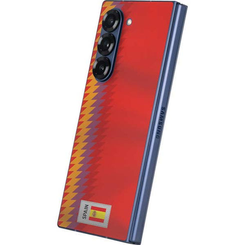 Spain Soccer Flag Galaxy Z Fold6 Skin