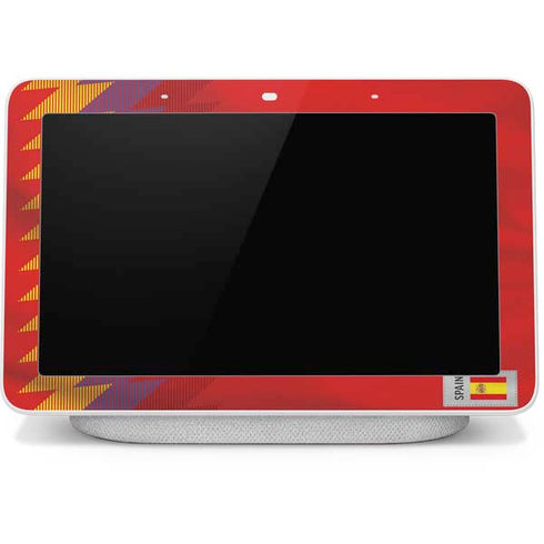Spain Soccer Flag Google Home Hub Skin