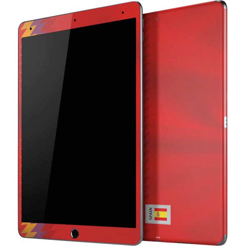 Spain Soccer Flag iPad Skins