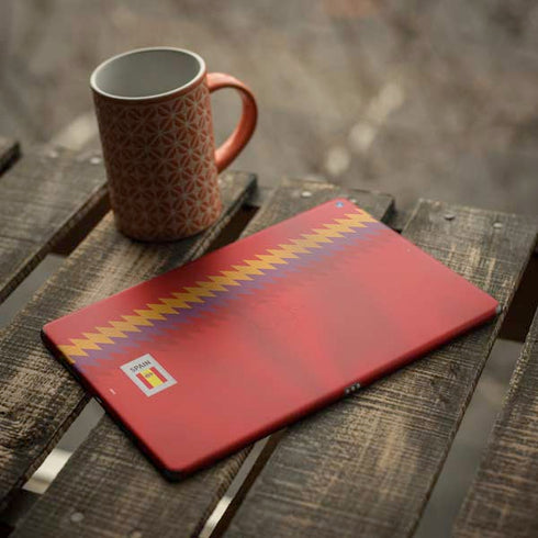 Spain Soccer Flag iPad Skins