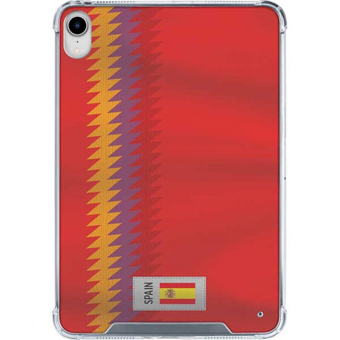 Spain Soccer Flag iPad 11th Gen (2025) Clear Case