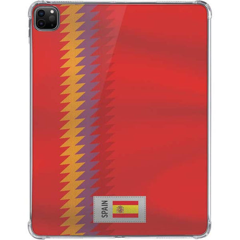 Spain Soccer Flag iPad Pro 11in (2024) Clear Case