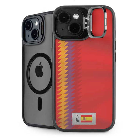 Spain Soccer Flag iPhone 14 Kickstand Case