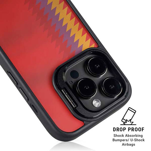 Spain Soccer Flag iPhone 14 Pro Max Kickstand Case