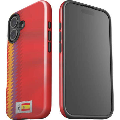Spain Soccer Flag iPhone 16 Impact Case