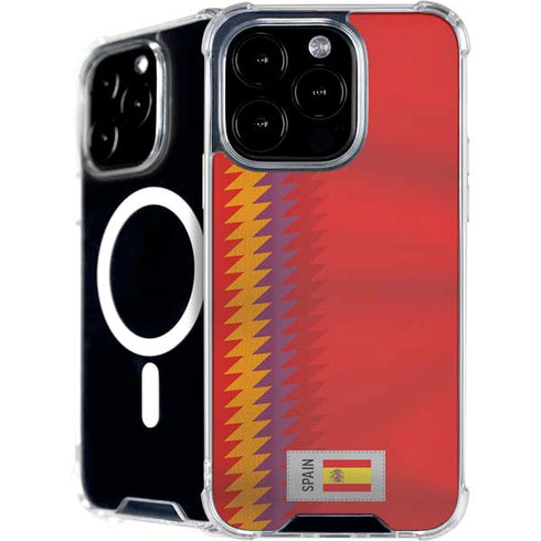 Spain Soccer Flag iPhone 16 Pro MagSafe Case