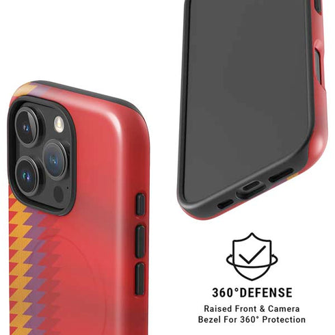 Spain Soccer Flag iPhone 16 Pro Max Magsafe Impact Case