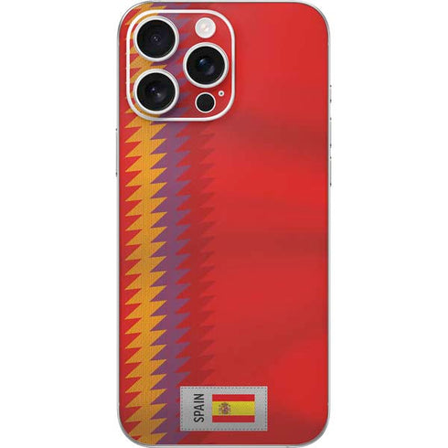 Spain Soccer Flag iPhone 16 Pro Max Skin