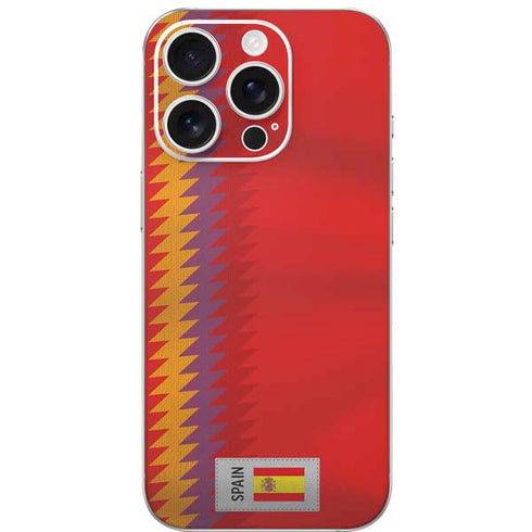 Spain Soccer Flag iPhone 16 Pro Skin