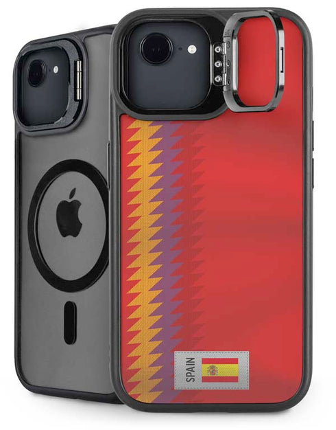 Spain Soccer Flag iPhone 16e Kickstand Case