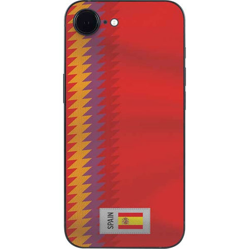 Spain Soccer Flag iPhone 16e Skin