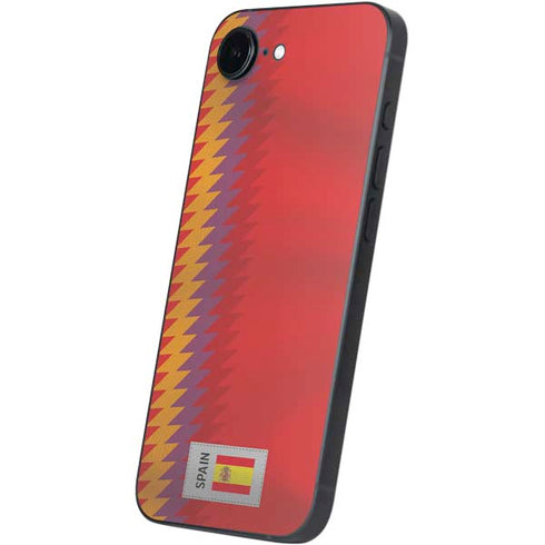 Spain Soccer Flag iPhone 16e Skin