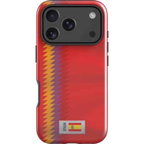 Spain Soccer Flag iPhone 18 Pro Impact Case