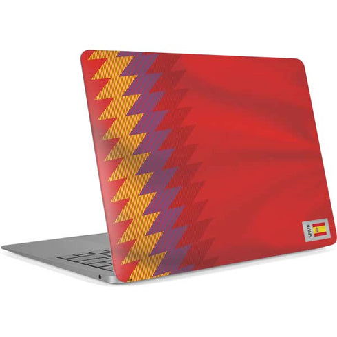 Spain Soccer Flag Apple MacBook Air Skin