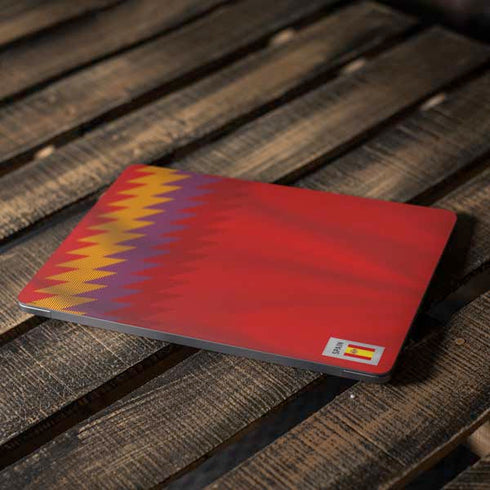 Spain Soccer Flag Apple MacBook Air Skin