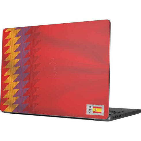 Spain Soccer Flag Apple MacBook Pro 14-inch Skin
