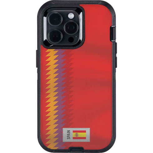 Spain Soccer Flag Otterbox Defender iPhone Skin