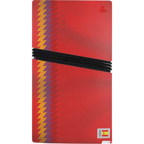 Spain Soccer Flag PS5 Pro Console Skin