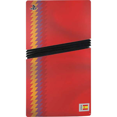 Spain Soccer Flag PS5 Pro Disk Bundle Skin