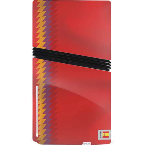 Spain Soccer Flag PS5 Pro Disk Bundle Skin