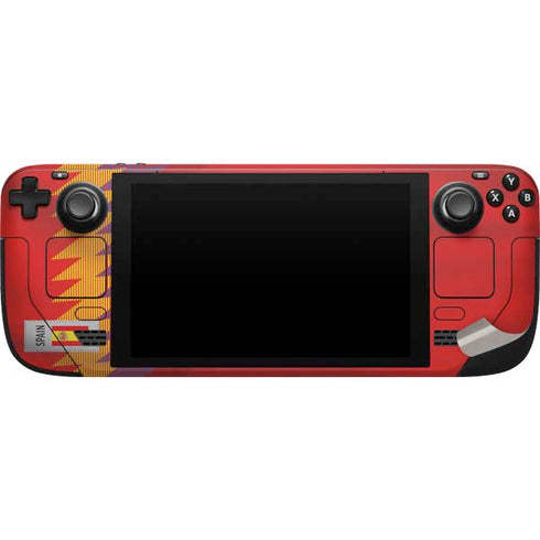 Spain Soccer Flag Steam Deck Handheld Gaming Computer Skin