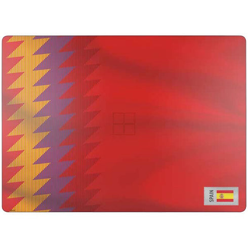 Spain Soccer Flag Surface Laptop 7 13.8in Skin
