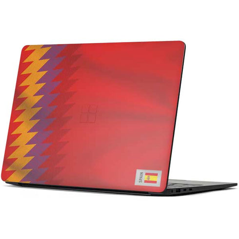 Spain Soccer Flag Surface Laptop 7 15in Skin