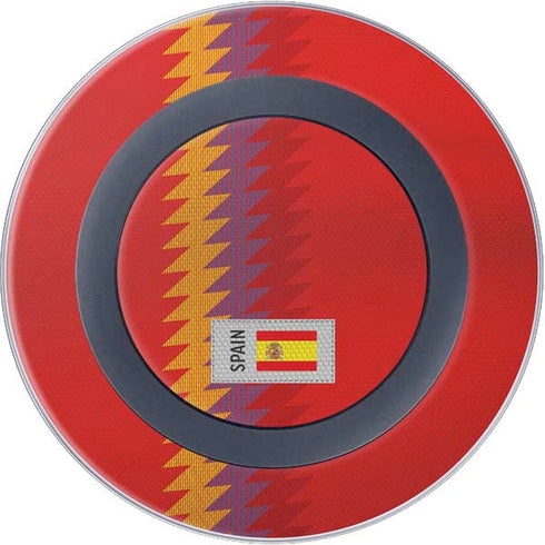 Spain Soccer Flag Wireless Charger Skin