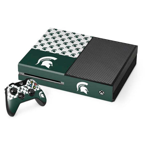 Michigan State University Spartans MSU Split Xbox One Skins