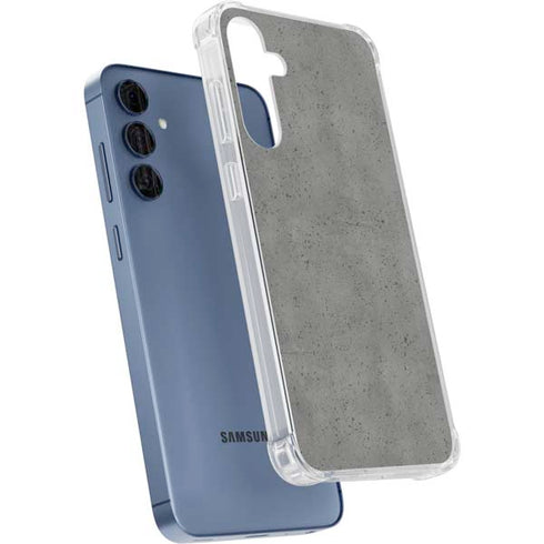 Speckle Grey Concrete Galaxy A55 5G Clear Case