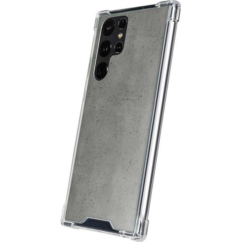 Speckle Grey Concrete Galaxy S23 Ultra Clear Case