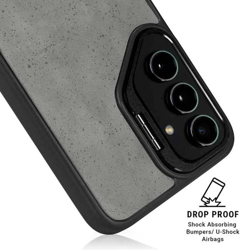 Speckle Grey Concrete Galaxy S24 FE Kickstand Case