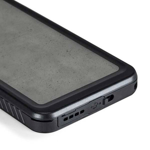 Speckle Grey Concrete Galaxy S24 Plus Waterproof Case