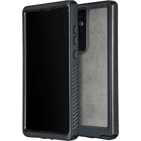 Speckle Grey Concrete Galaxy S24 Ultra Waterproof Case