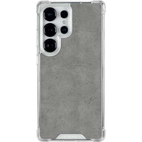 Speckle Grey Concrete Galaxy S25 Ultra Clear Case