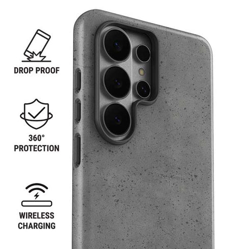 Speckle Grey Concrete Galaxy S26 Ultra Impact Case