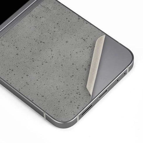 Speckle Grey Concrete Galaxy Z Flip6 Skin