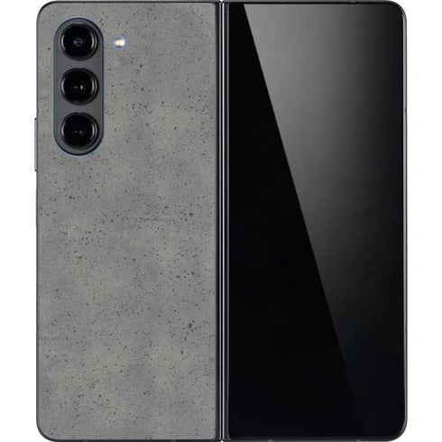 Speckle Grey Concrete Galaxy Z Fold5 5G Skin