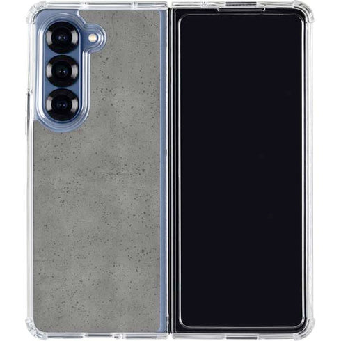 Speckle Grey Concrete Galaxy Z Fold6 Clear Case