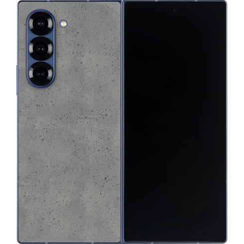 Speckle Grey Concrete Galaxy Z Fold6 Skin
