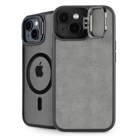 Speckle Grey Concrete iPhone 14 Plus Kickstand Case