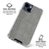 Speckle Grey Concrete iPhone 15 Clear Case