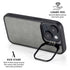 Speckle Grey Concrete iPhone 15 Kickstand Case