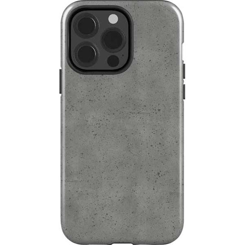 Speckle Grey Concrete iPhone 15 Pro Impact Case
