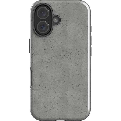 Speckle Grey Concrete iPhone 16 Impact Case