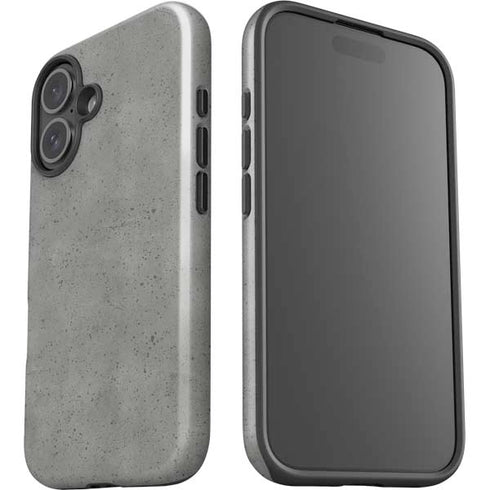 Speckle Grey Concrete iPhone 16 Impact Case
