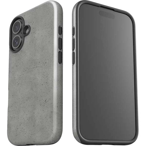 Speckle Grey Concrete iPhone 16 Plus Impact Case