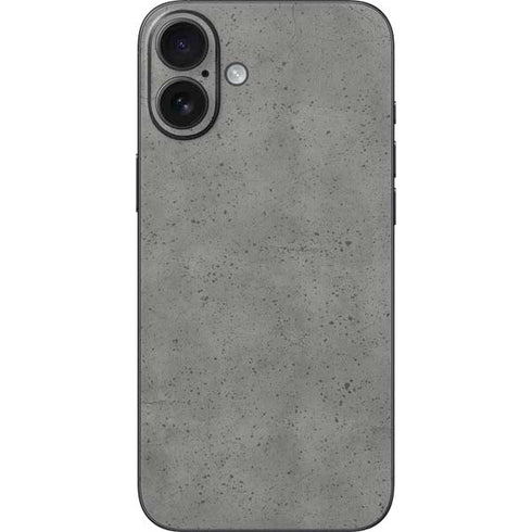 Speckle Grey Concrete iPhone 16 Plus Skin