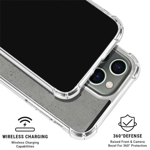 Speckle Grey Concrete iPhone 16 Pro Clear Case